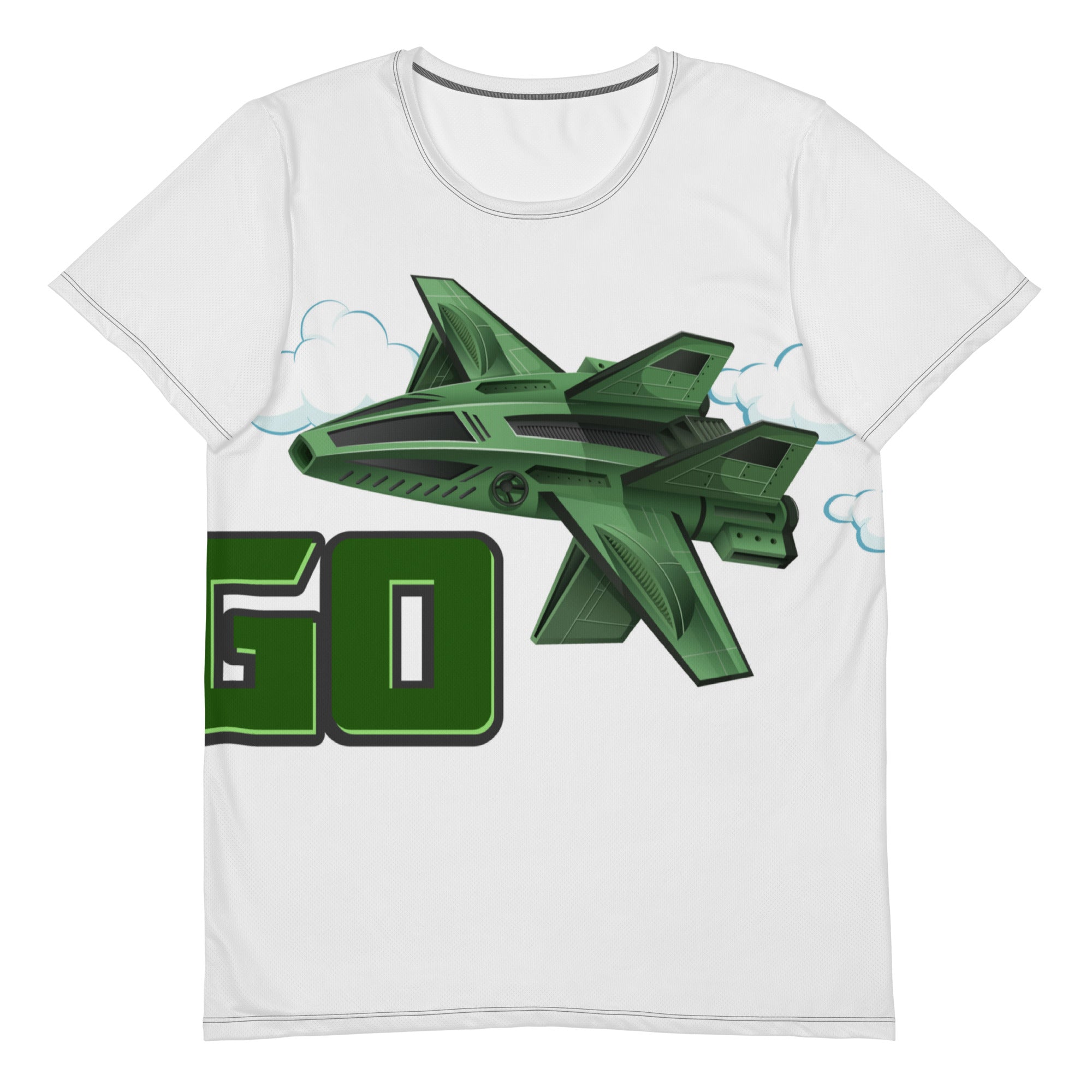 "IGO Jet" All-Over Print Men's Athletic T-shirt