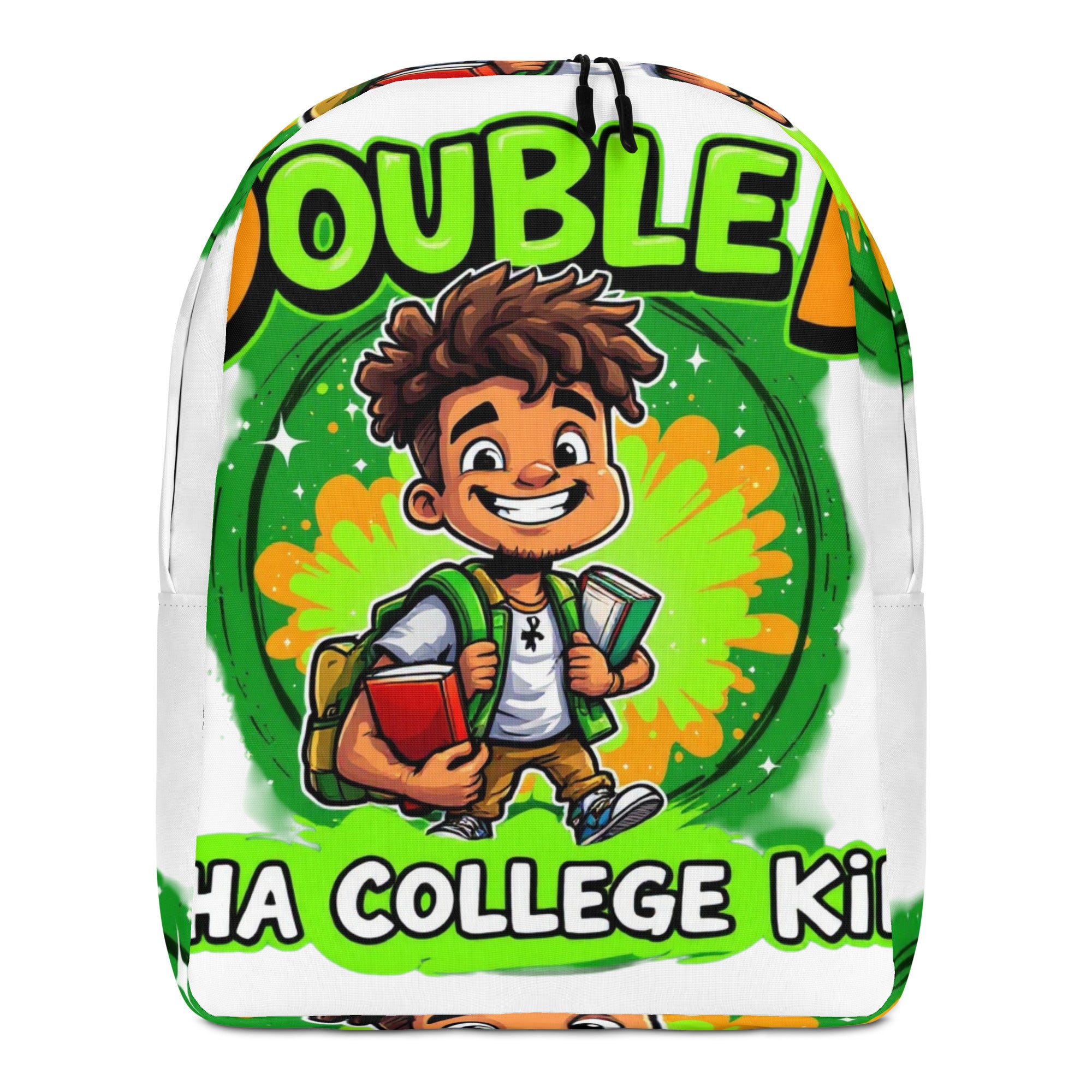 "DoubleDThaCollegeKid" Minimalist Backpack