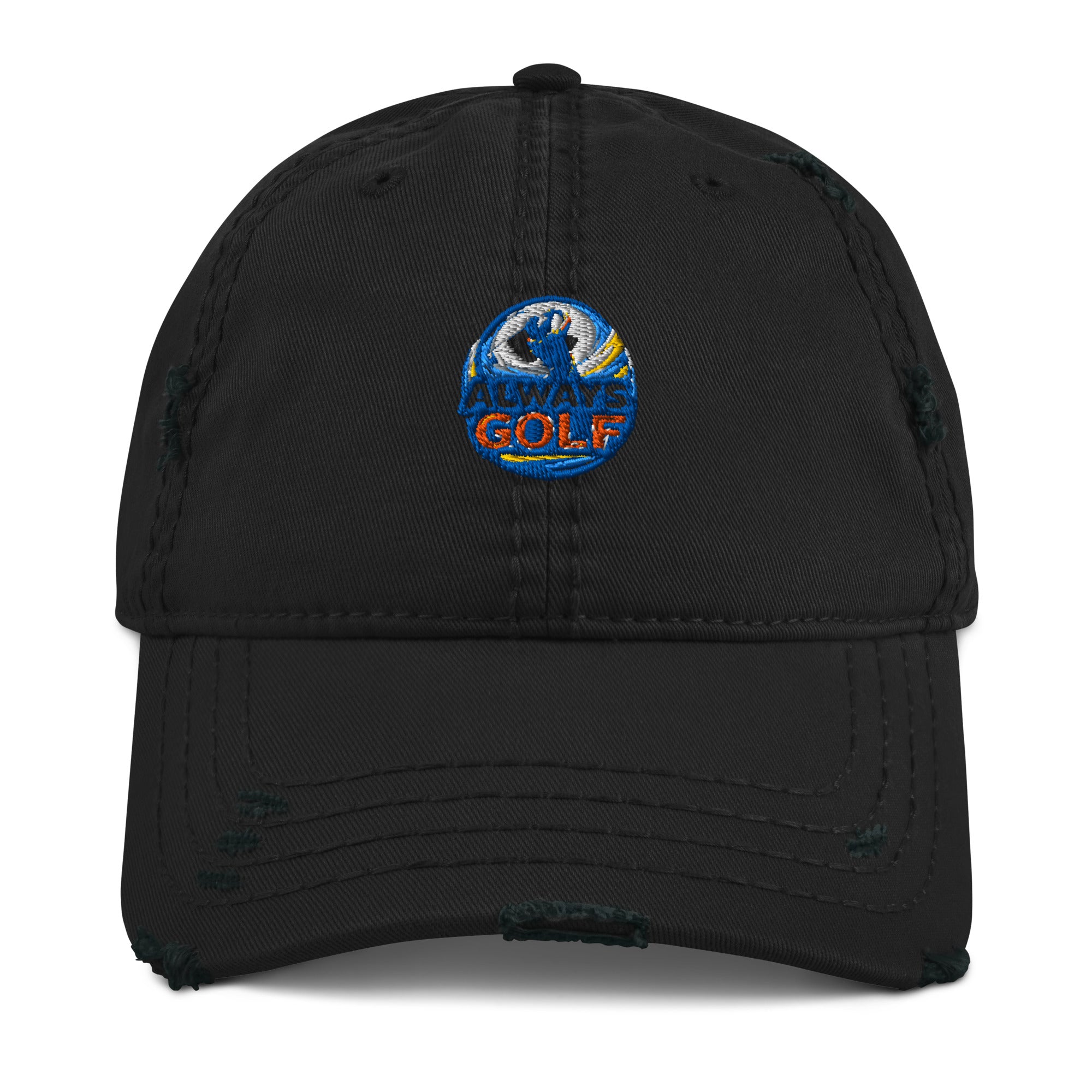 "Always Golf" Distressed Dad Hat
