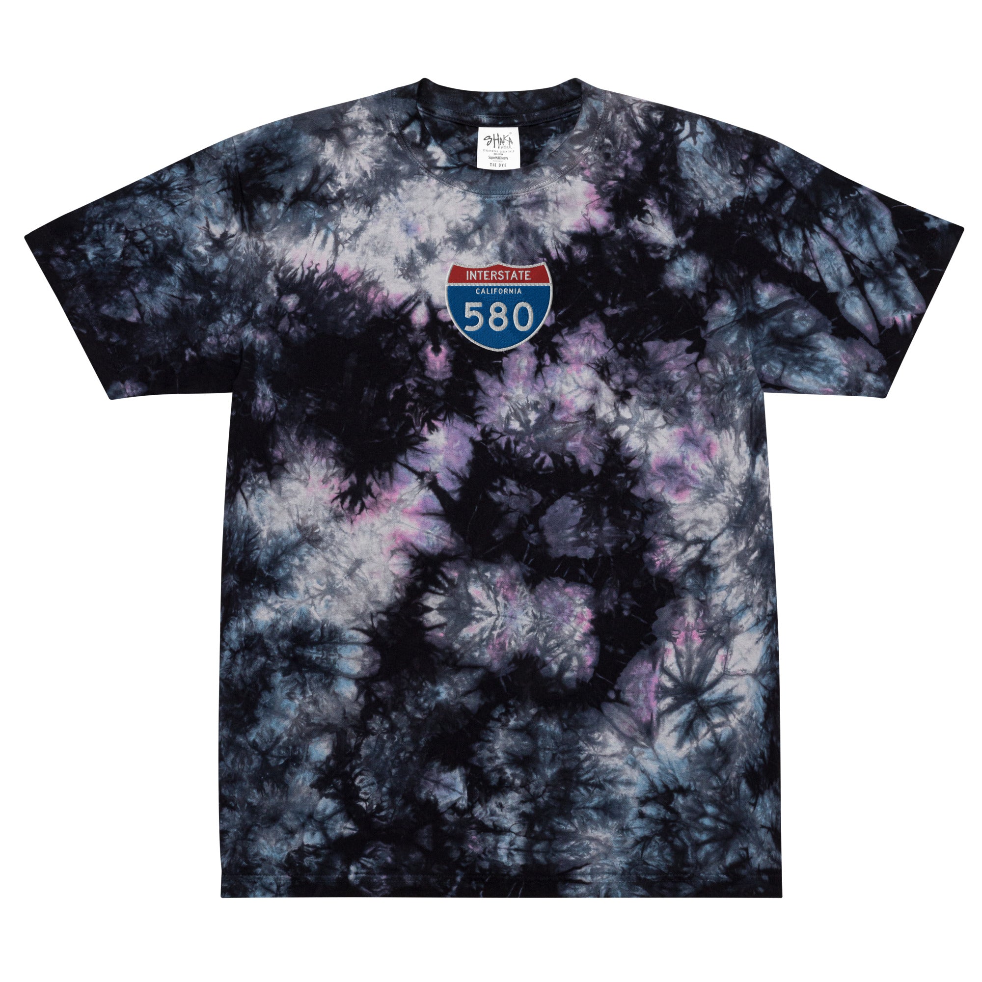 580 Oversized tie-dye t-shirt