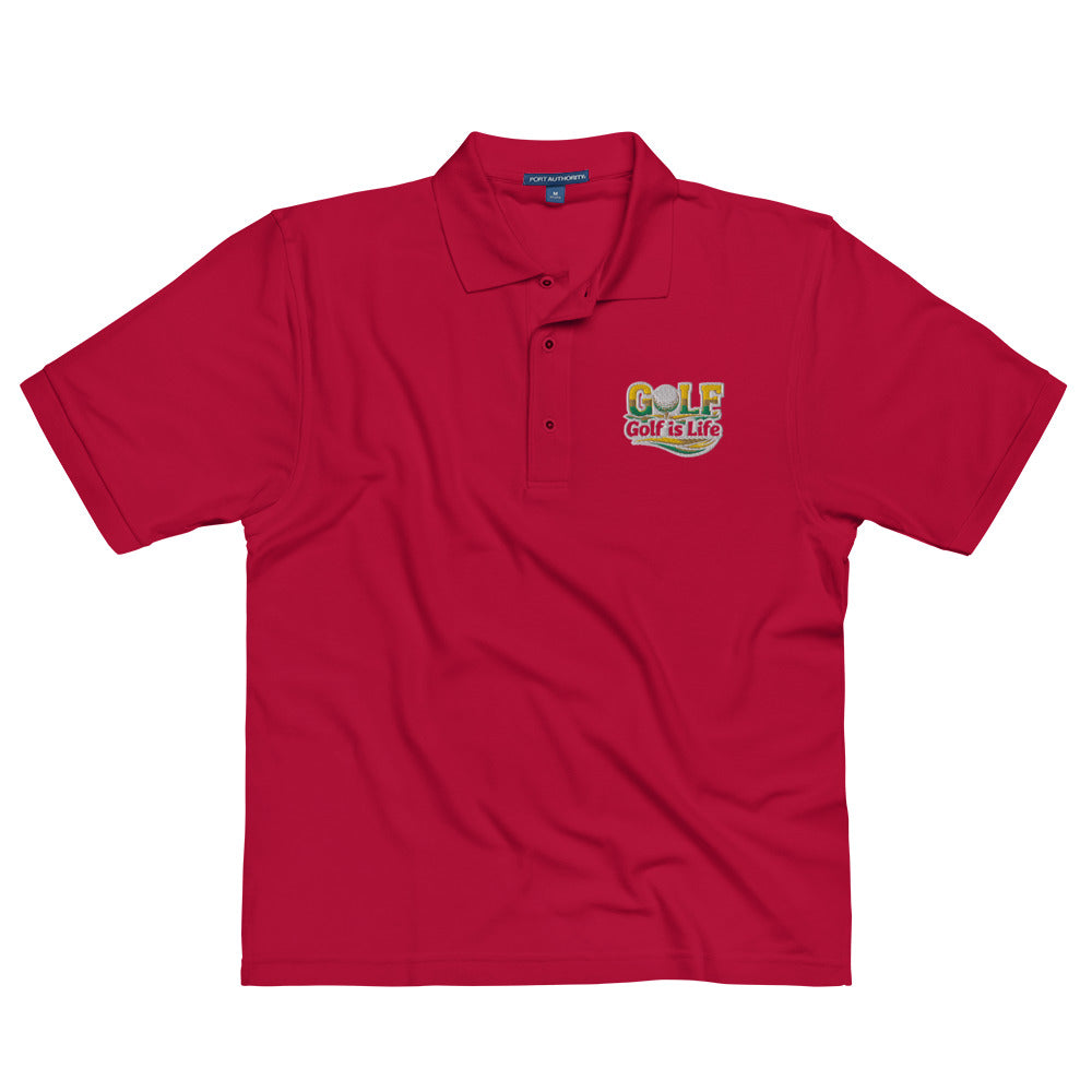"Golf is Life" Men's Premium Polo