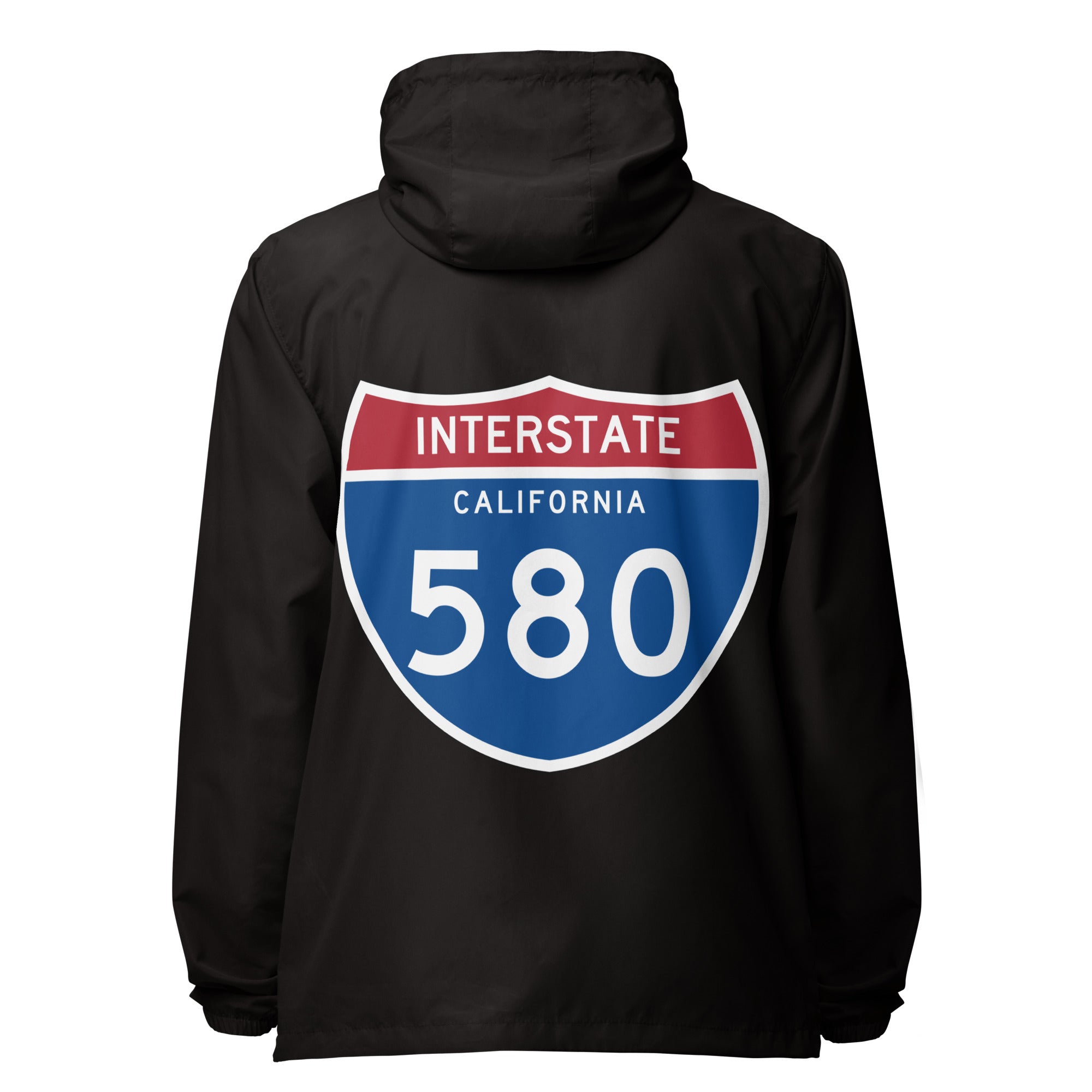 580 Unisex lightweight zip up windbreaker