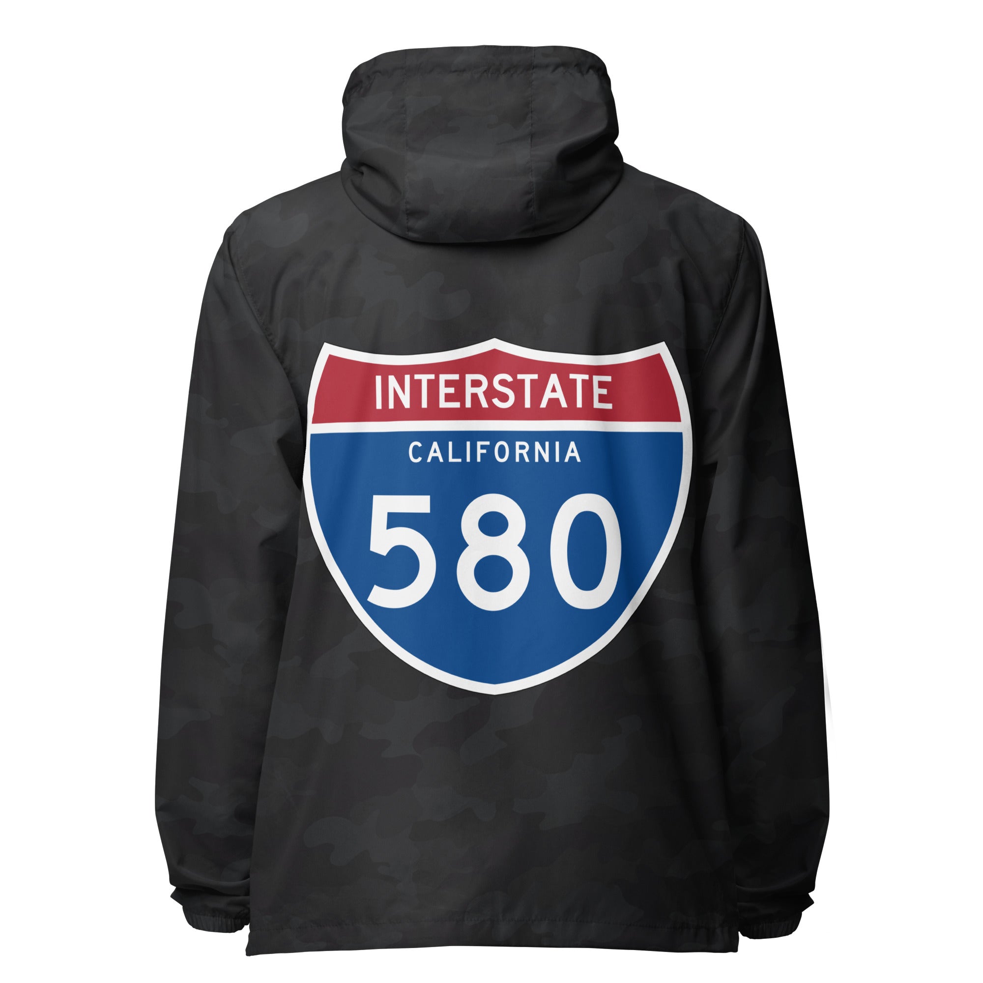 580 Unisex lightweight zip up windbreaker