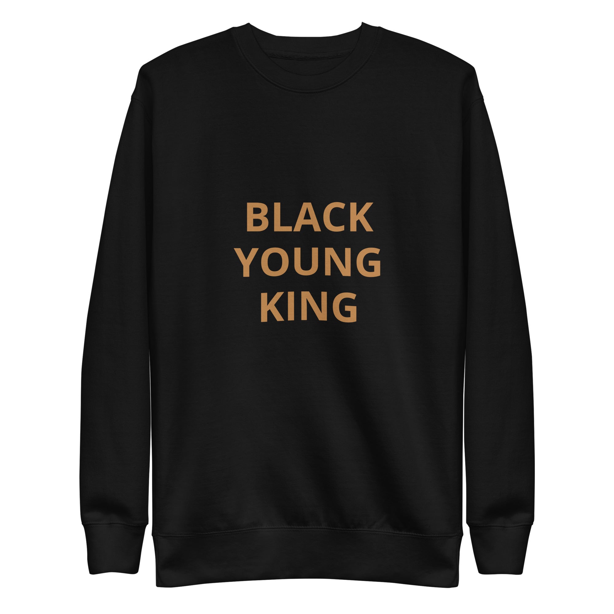"Black Young King" Unisex Premium Sweatshirt