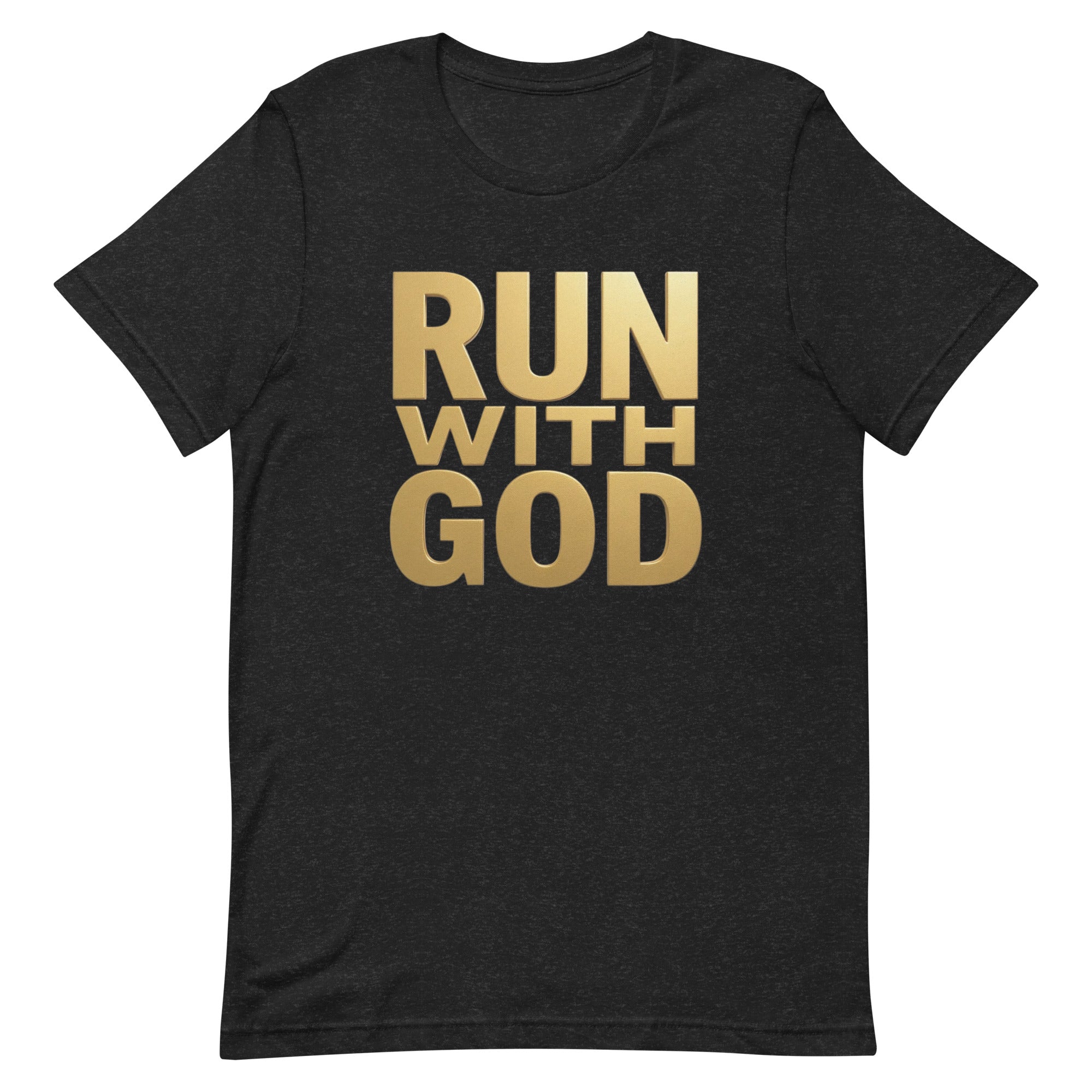 "Run with God" Unisex t-shirt