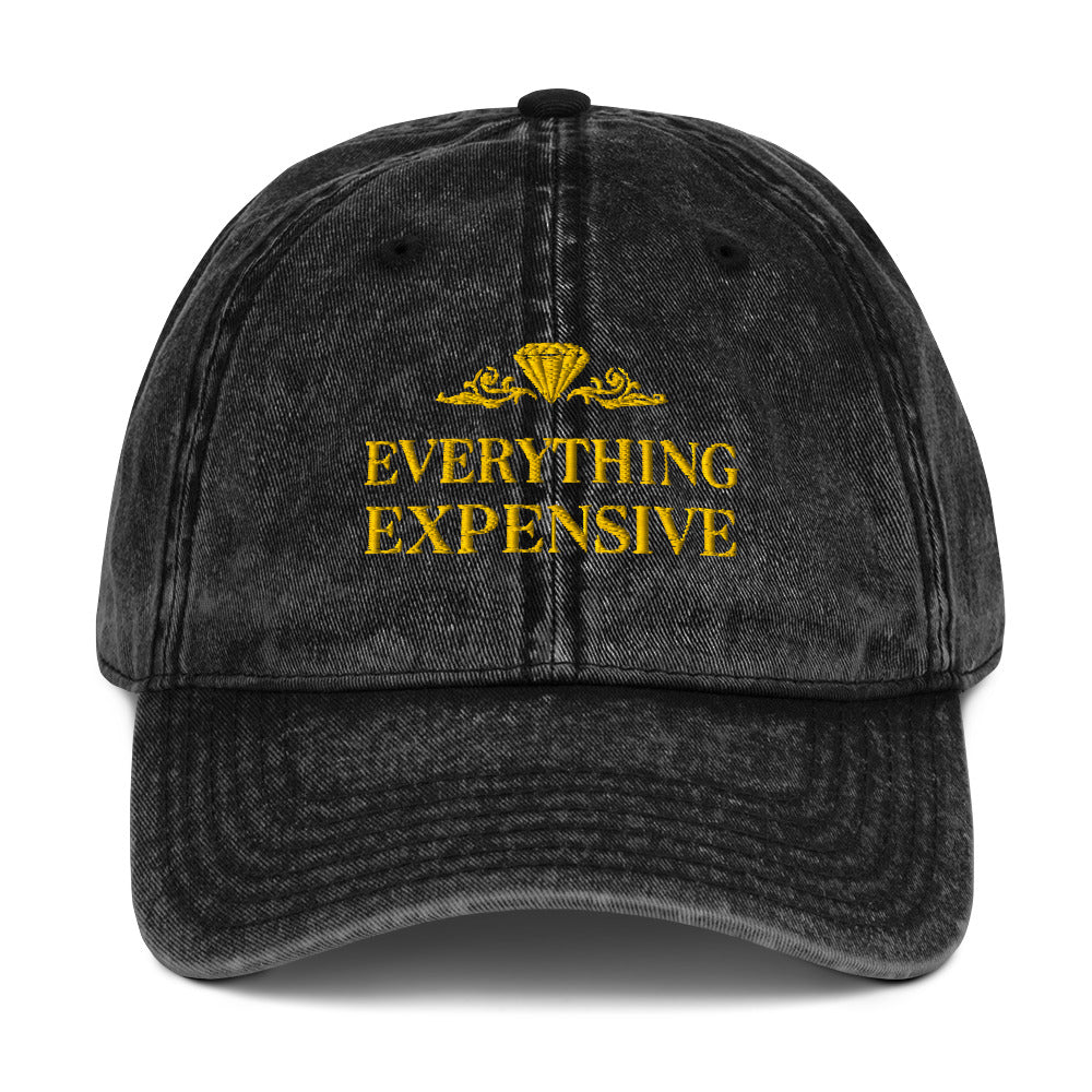 "Everything Expensive" Vintage Cotton Twill Cap