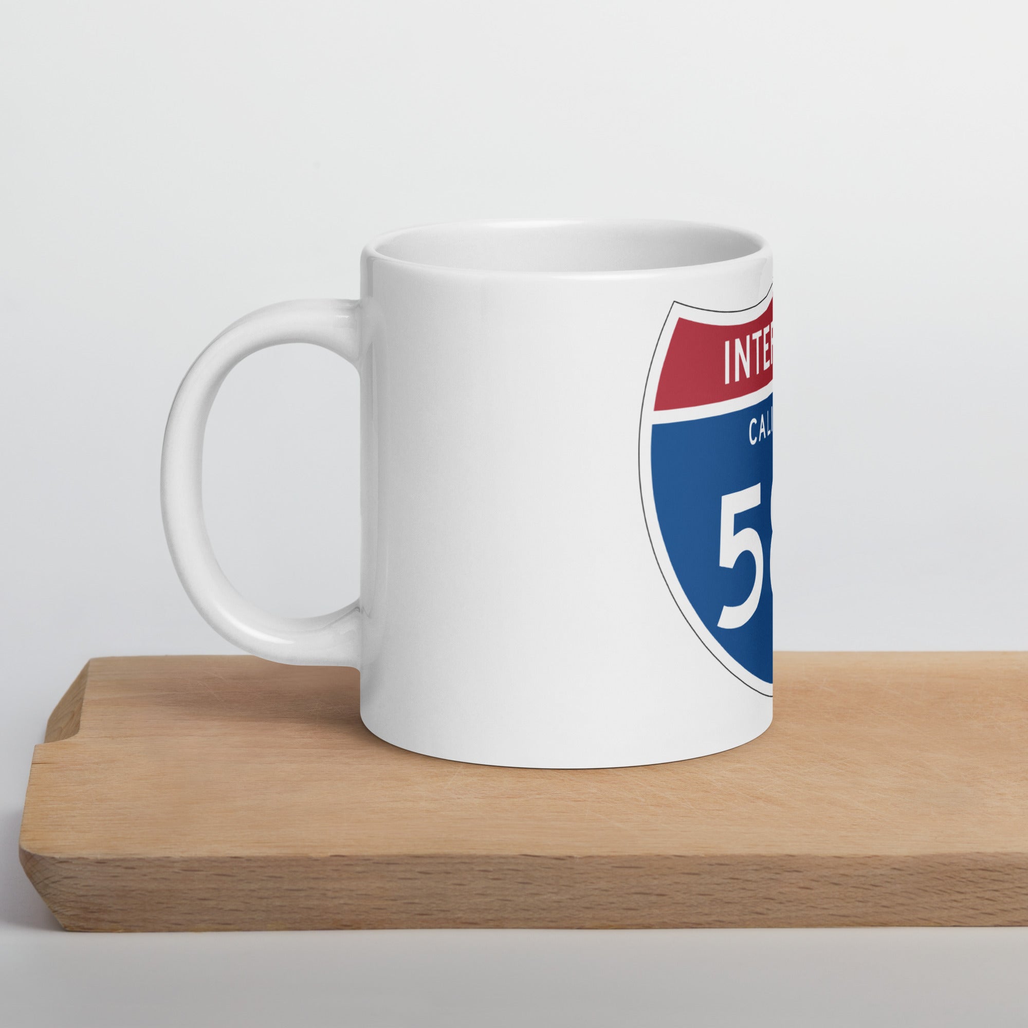 580 White glossy mug