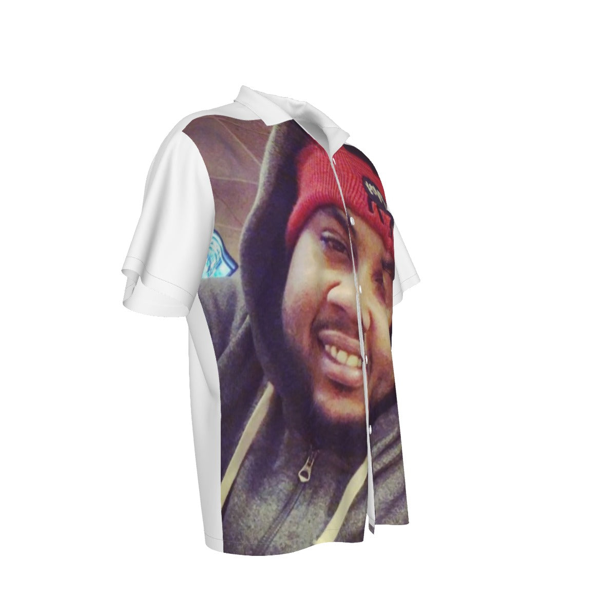 All-Over Print Men's Hawaiian Shirt With Pocket