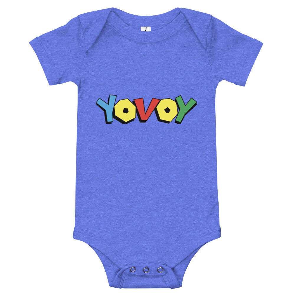 Baby short sleeve “ Colorful YouOwnValue”one piece