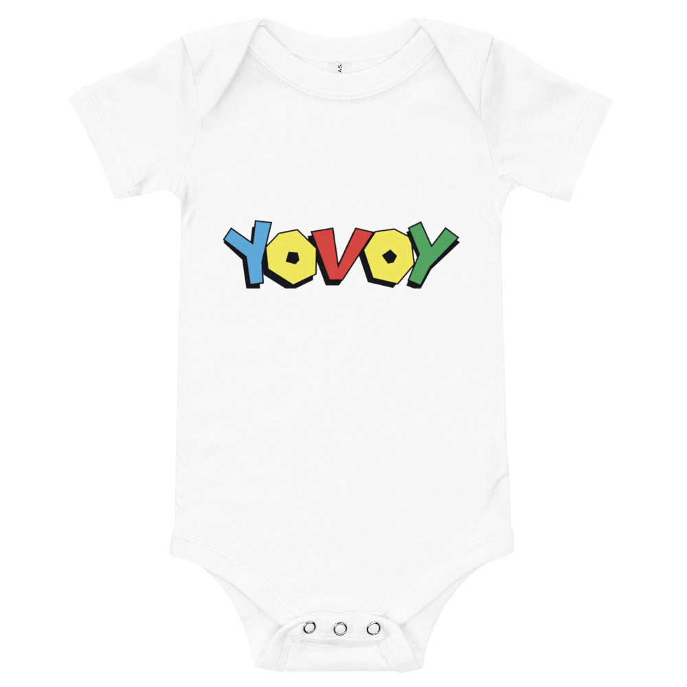 Baby short sleeve “ Colorful YouOwnValue”one piece