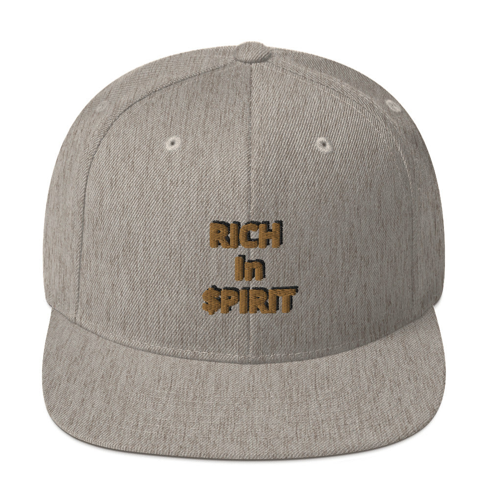 “Rich in Spirit” Snapback Hat