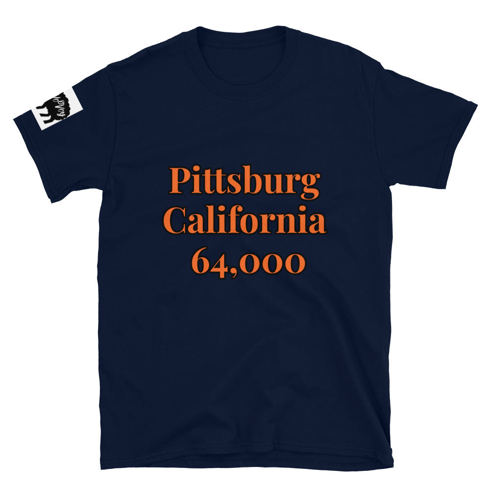 Short-Sleeve Unisex “Pittsburg California” T-Shirt