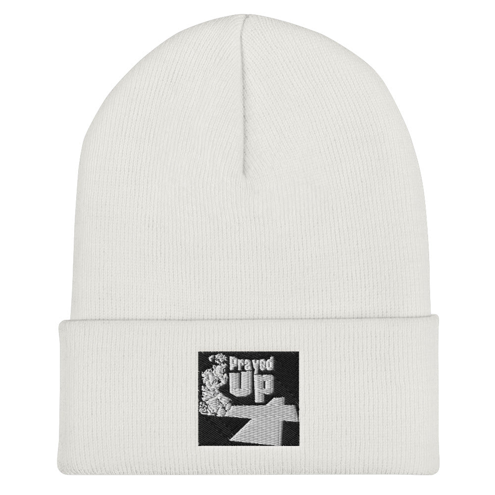 Cuffed “Prayed Up” Boy Beanie