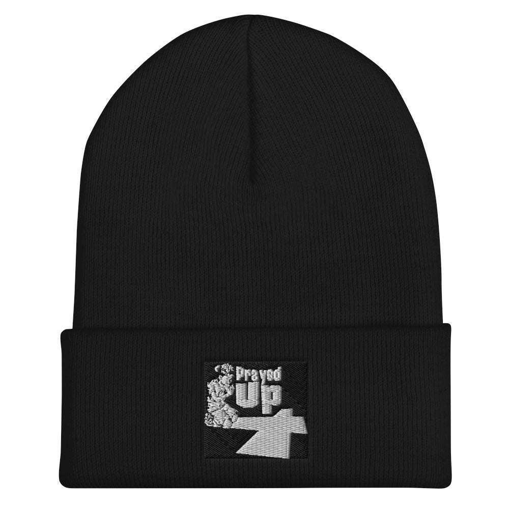 Cuffed “Prayed Up” Boy Beanie