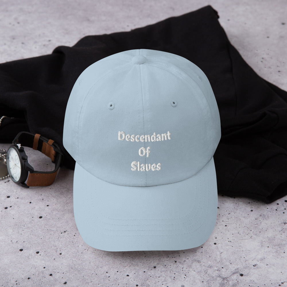 “Descendant of Slaves” Mom/Dad hat