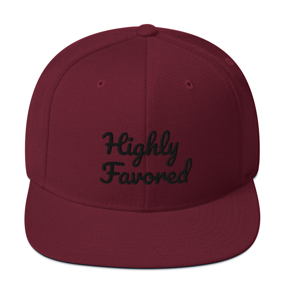 Snapback “Highly Favored”  Hat