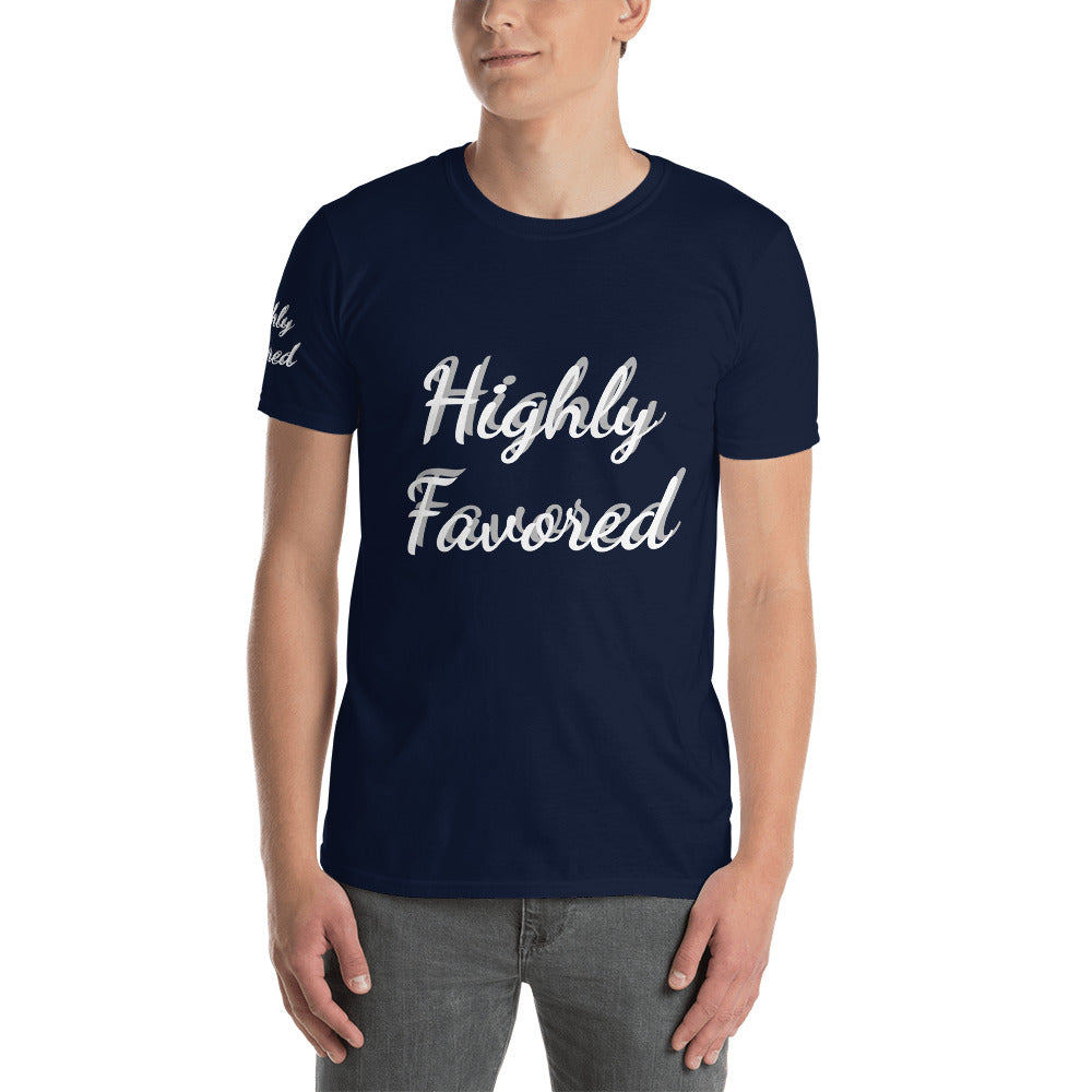 Short-Sleeve Unisex “Highly Favored” T-Shirt