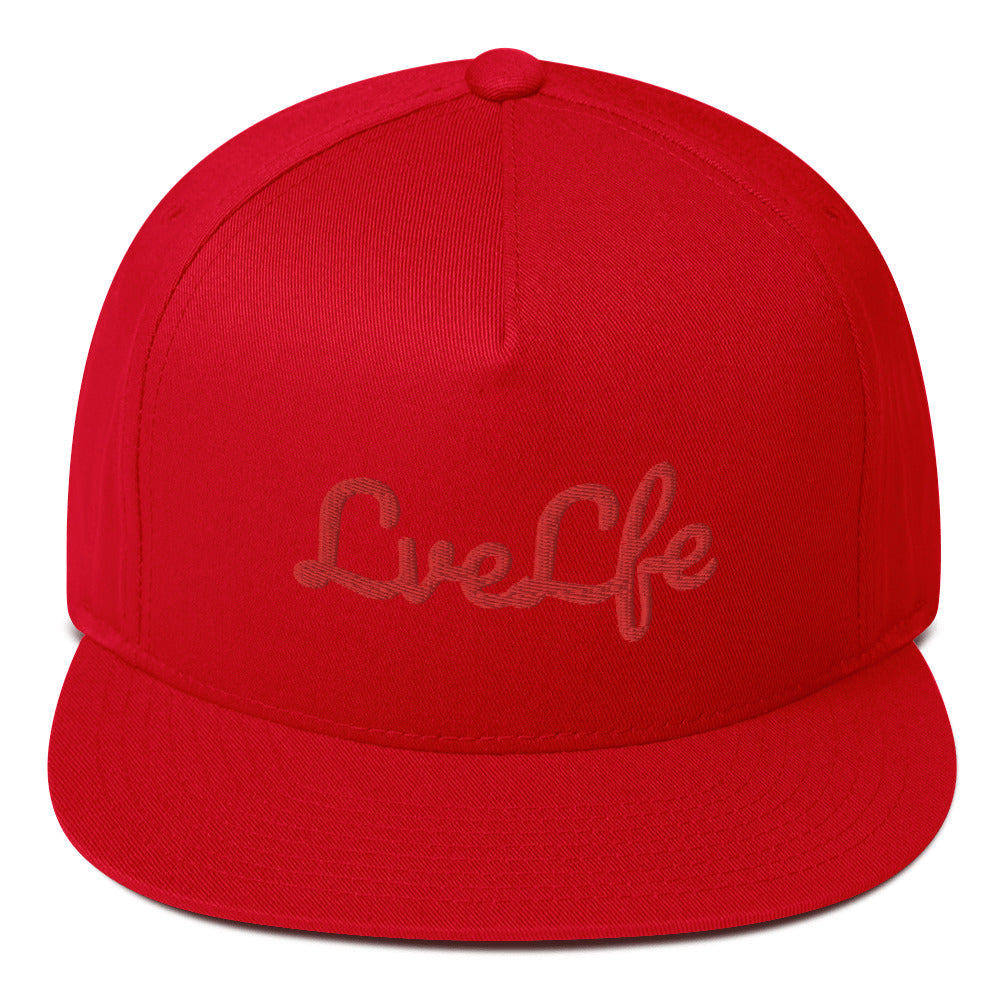 “LveLfe” Flat Bill Cap