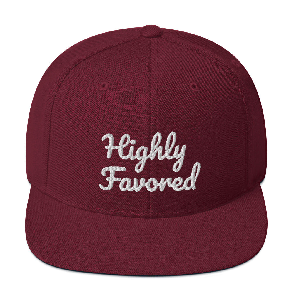 Snapback “Highly Favored” Hat