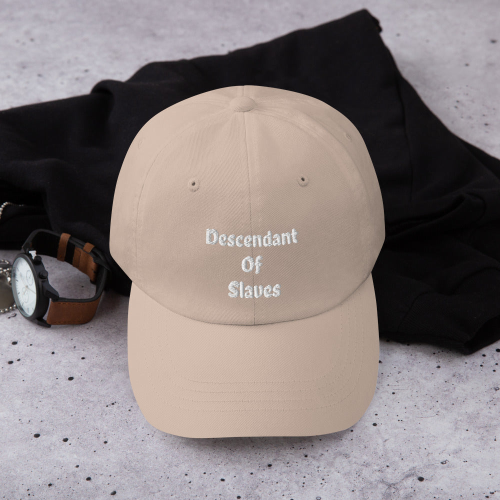 “Descendant of Slaves” Mom/Dad hat