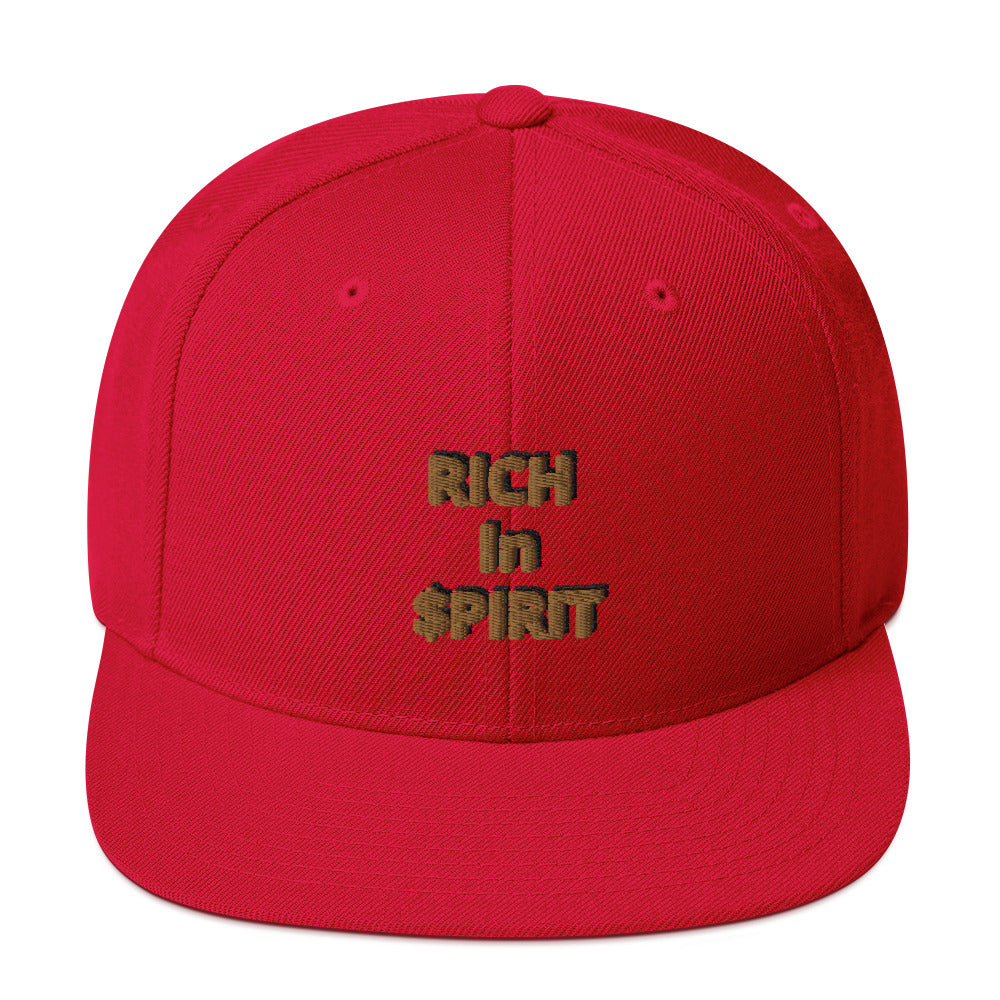 “Rich in Spirit” Snapback Hat