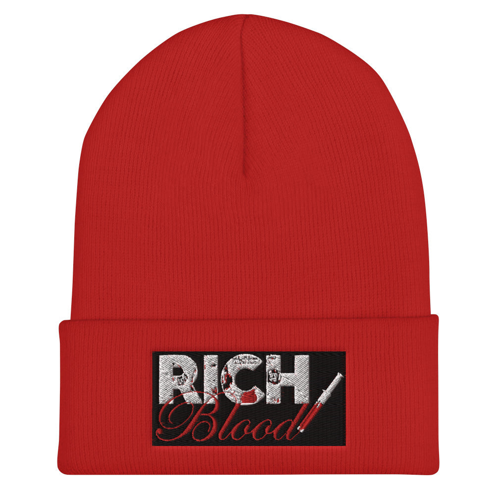 Cuffed “RICH Blood” Beanie