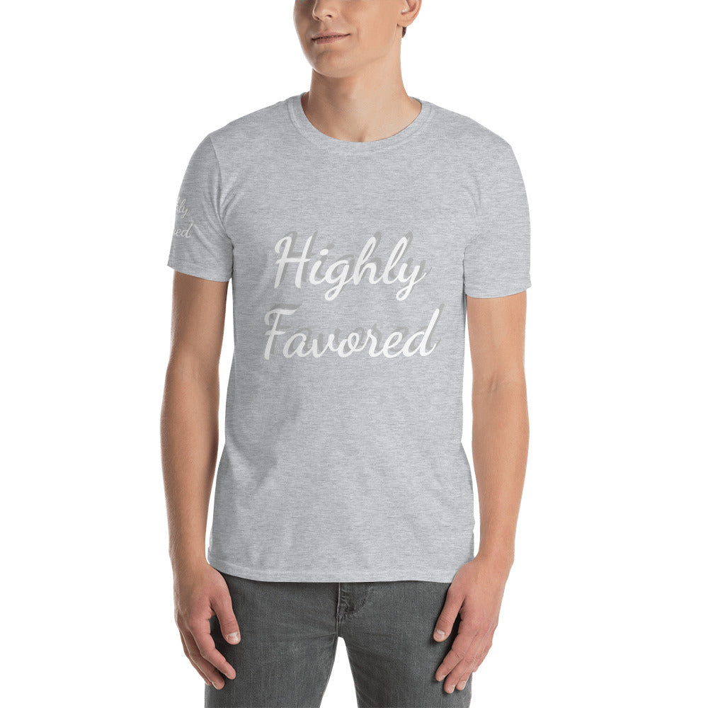 Short-Sleeve Unisex “Highly Favored” T-Shirt