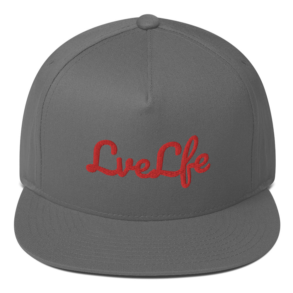 “LveLfe” Flat Bill Cap