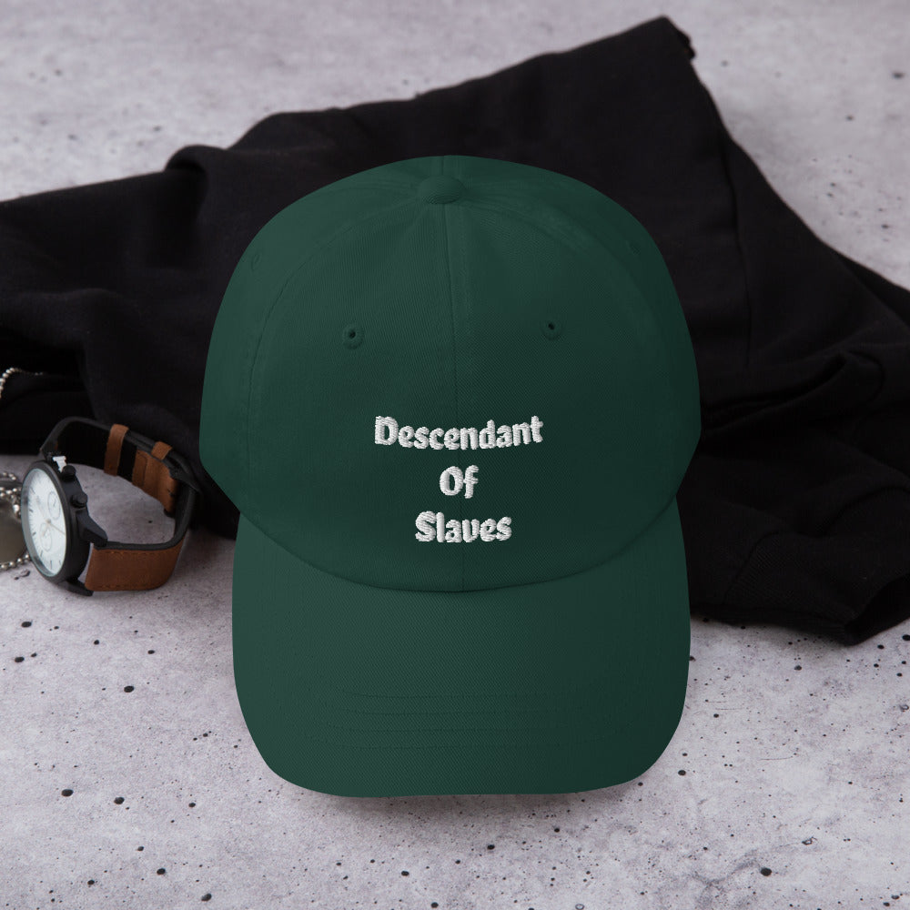 “Descendant of Slaves” Mom/Dad hat