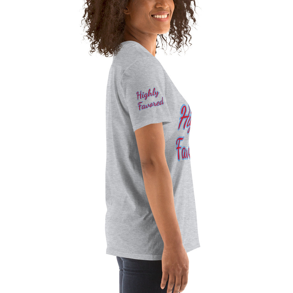 Short-Sleeve Unisex “Highly Favored”  T-Shirt
