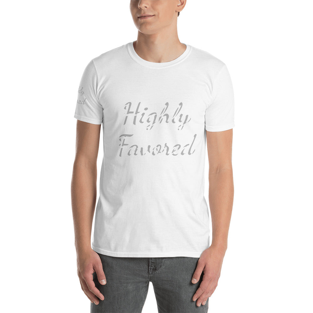 Short-Sleeve Unisex “Highly Favored” T-Shirt