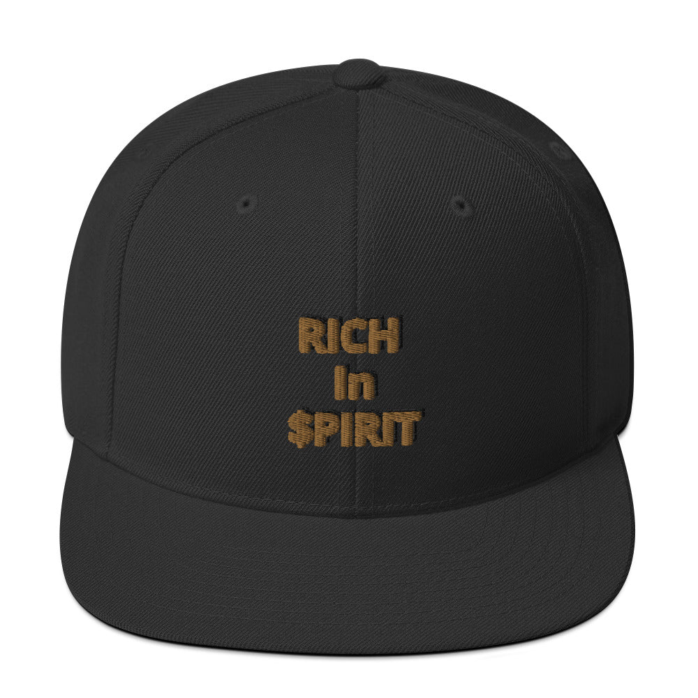 “Rich in Spirit” Snapback Hat