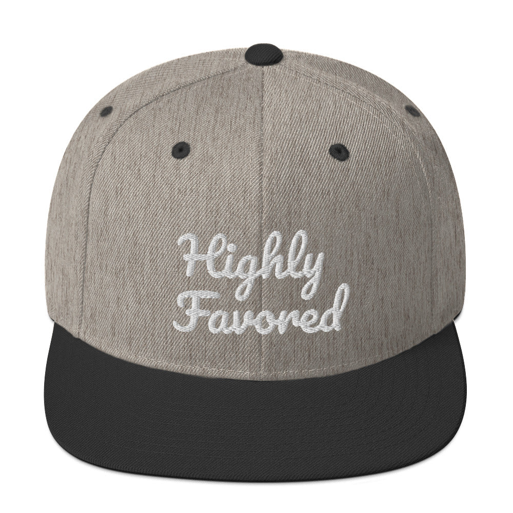 Snapback “Highly Favored” Hat