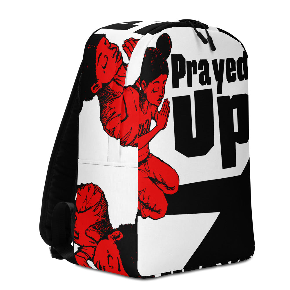 Minimalist “PrayedUp Girl” Backpack