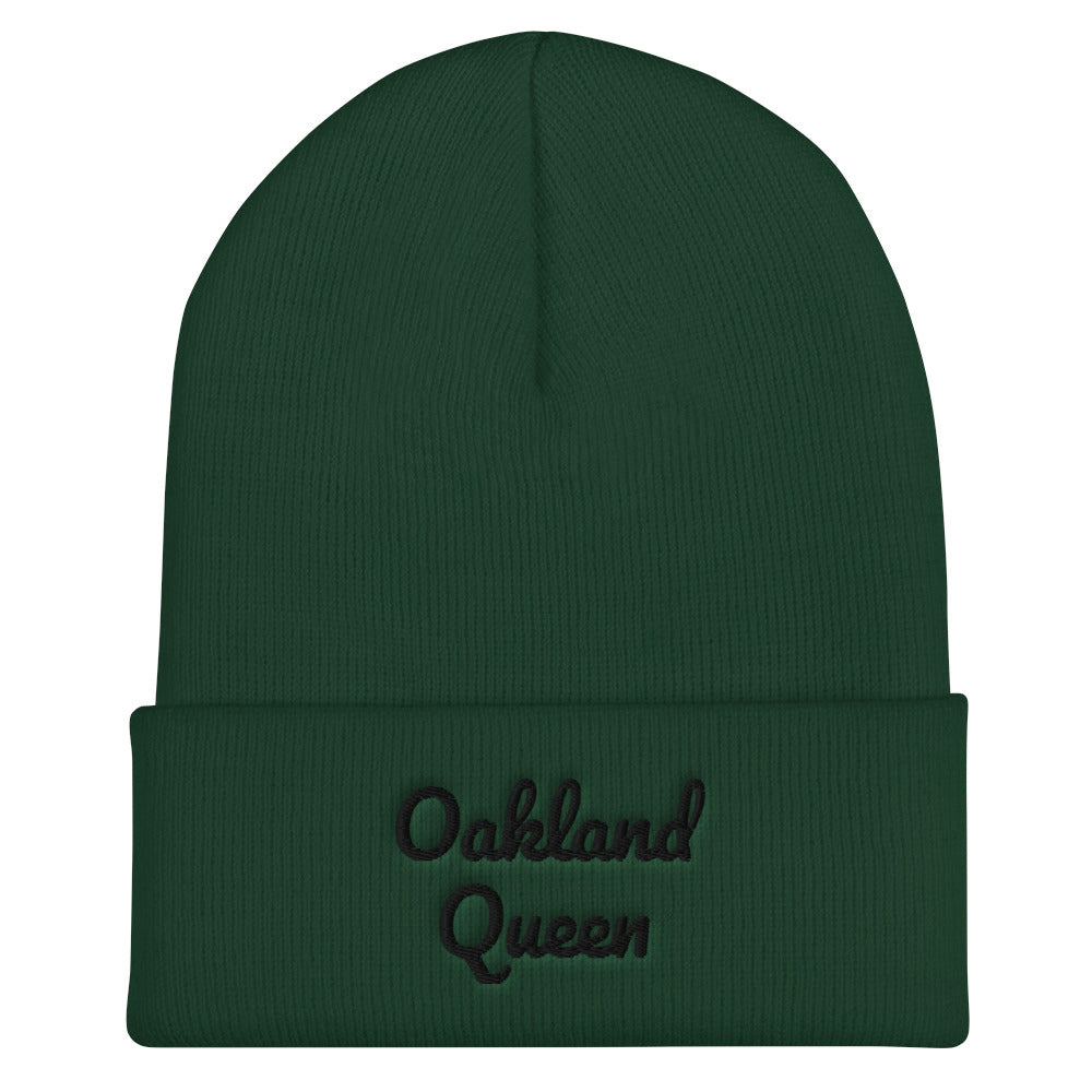“Oakland Queen” Cuffed Beanie