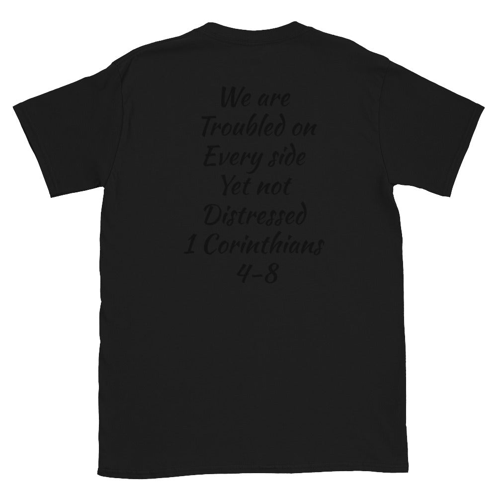 Short-Sleeve Unisex “Not Distressed” T-Shirt