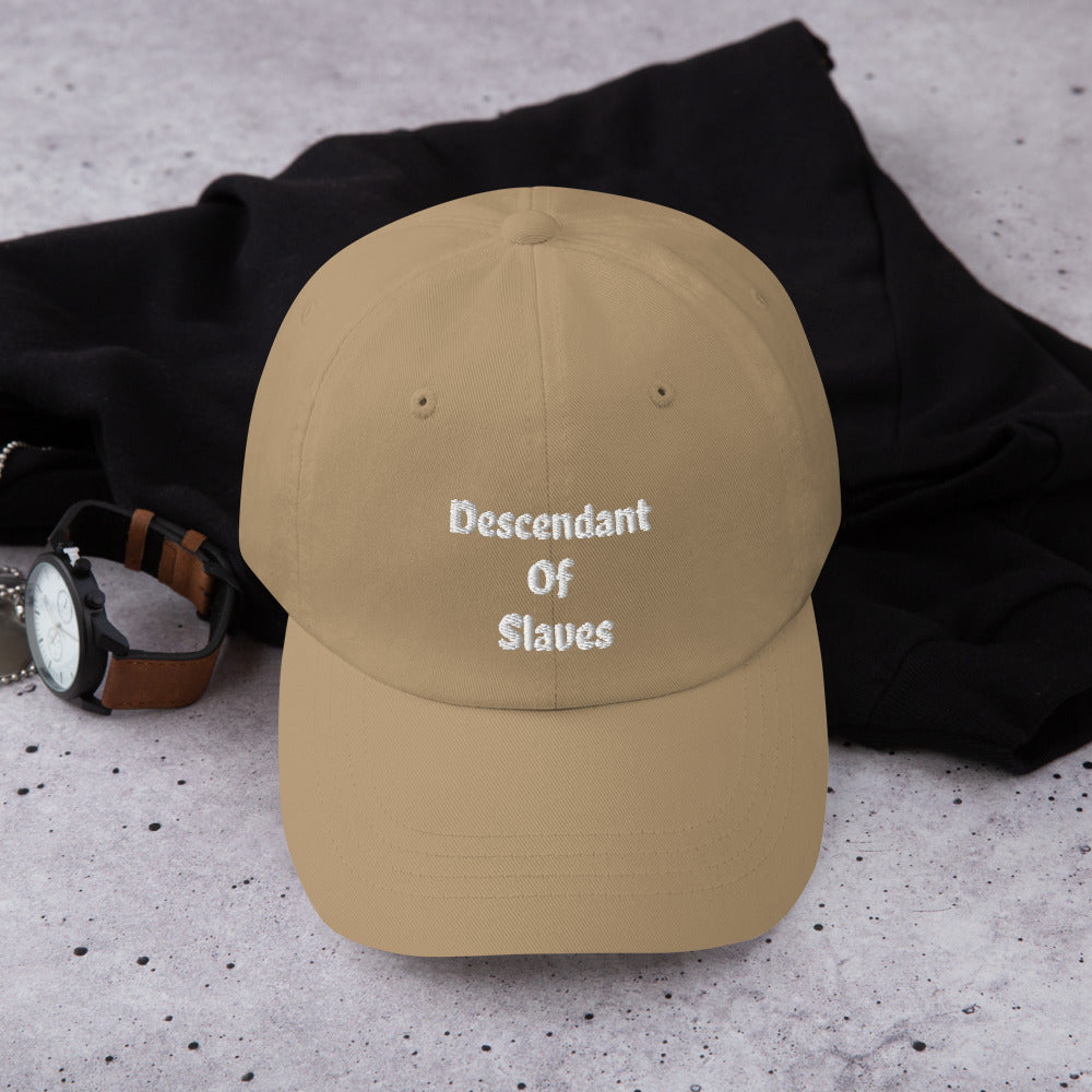 “Descendant of Slaves” Mom/Dad hat