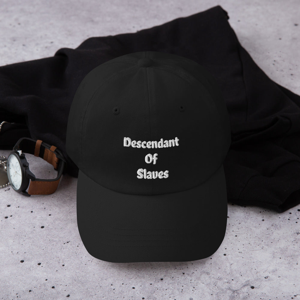 “Descendant of Slaves” Mom/Dad hat