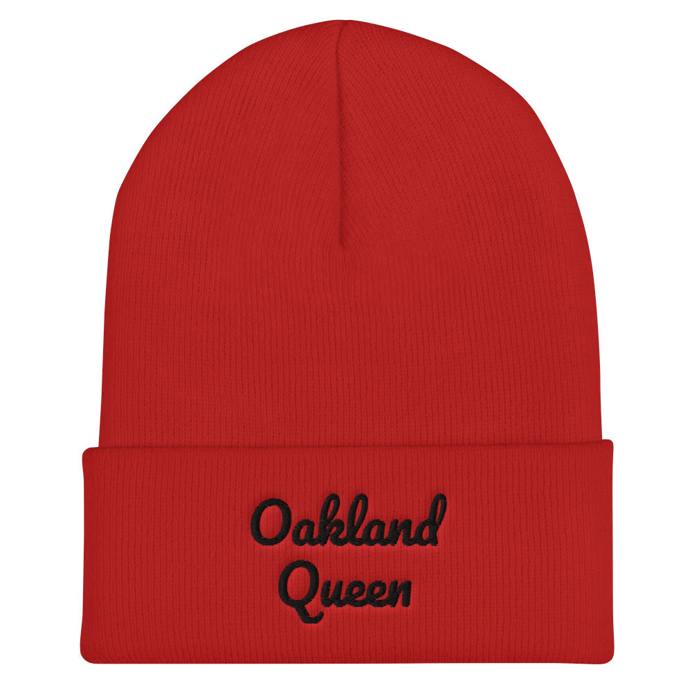 “Oakland Queen” Cuffed Beanie