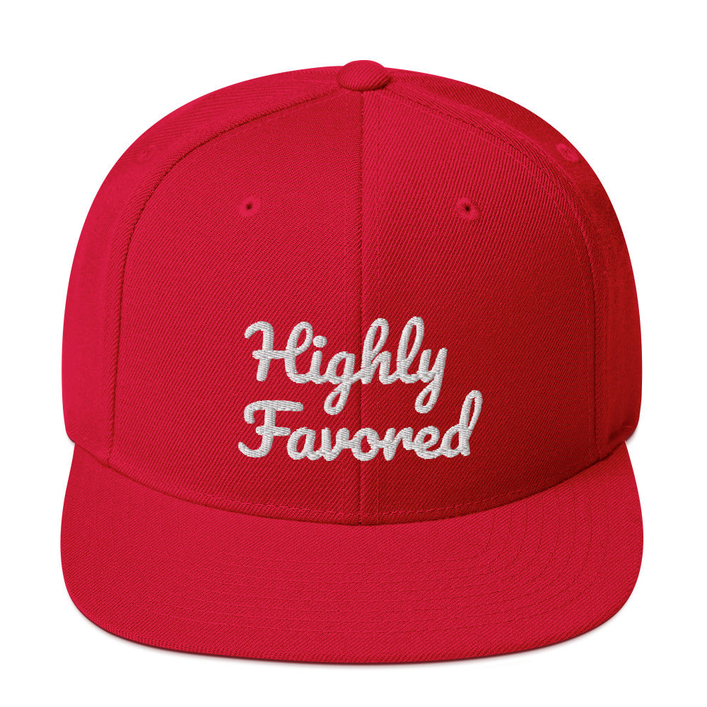 Snapback “Highly Favored” Hat