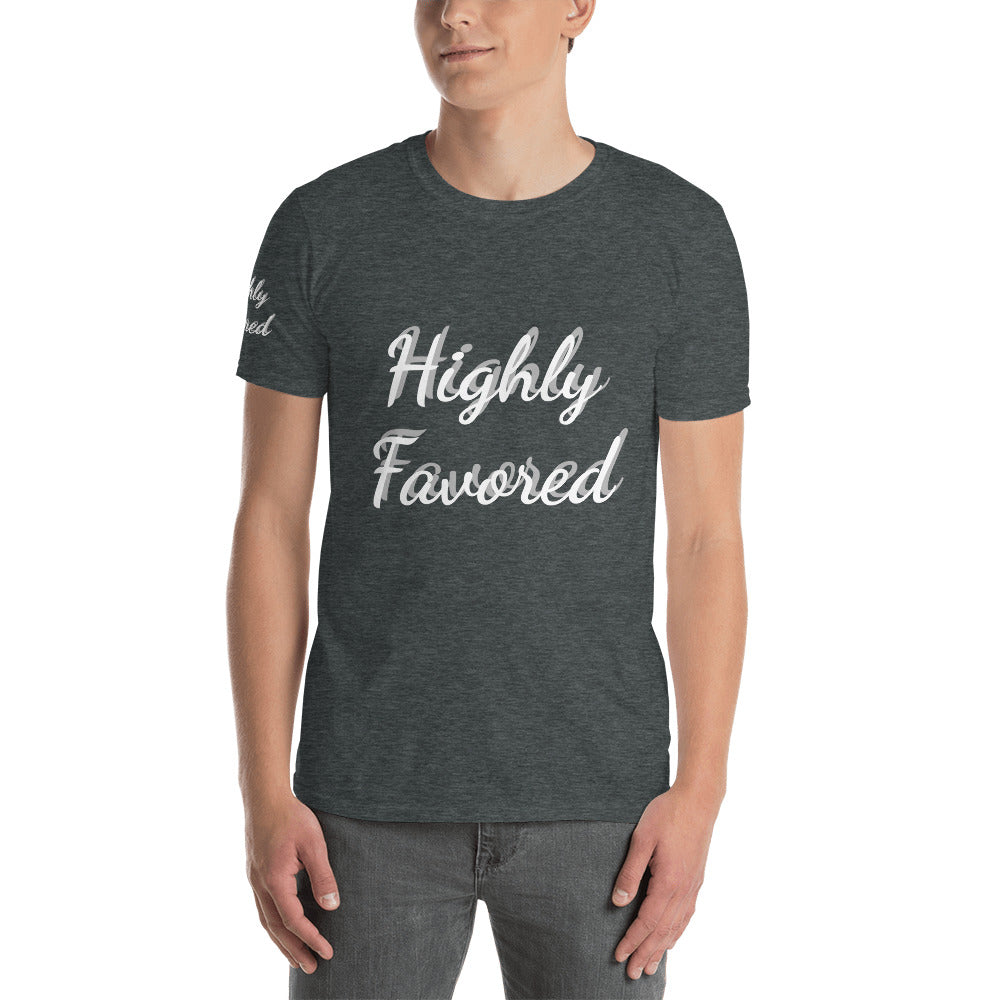 Short-Sleeve Unisex “Highly Favored” T-Shirt