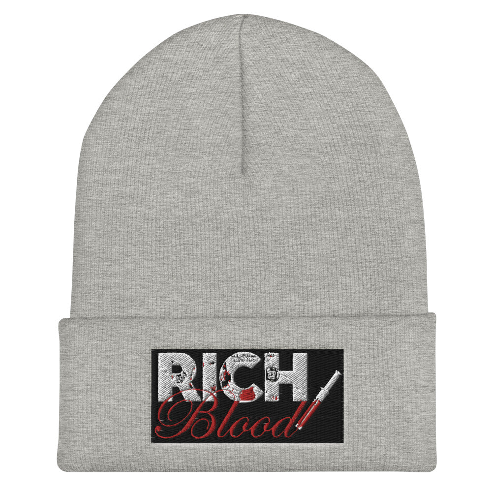 Cuffed “RICH Blood” Beanie