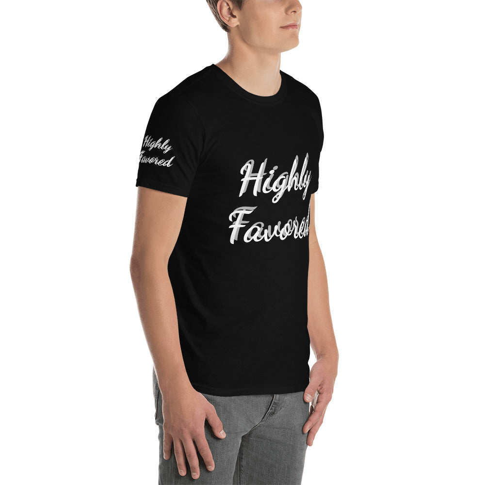 Short-Sleeve Unisex “Highly Favored” T-Shirt