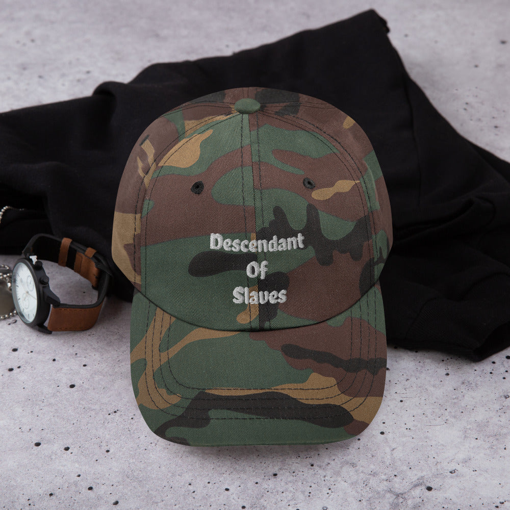 “Descendant of Slaves” Mom/Dad hat