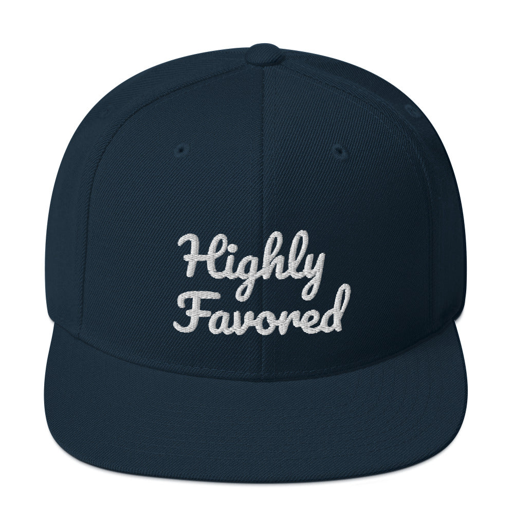 Snapback “Highly Favored” Hat
