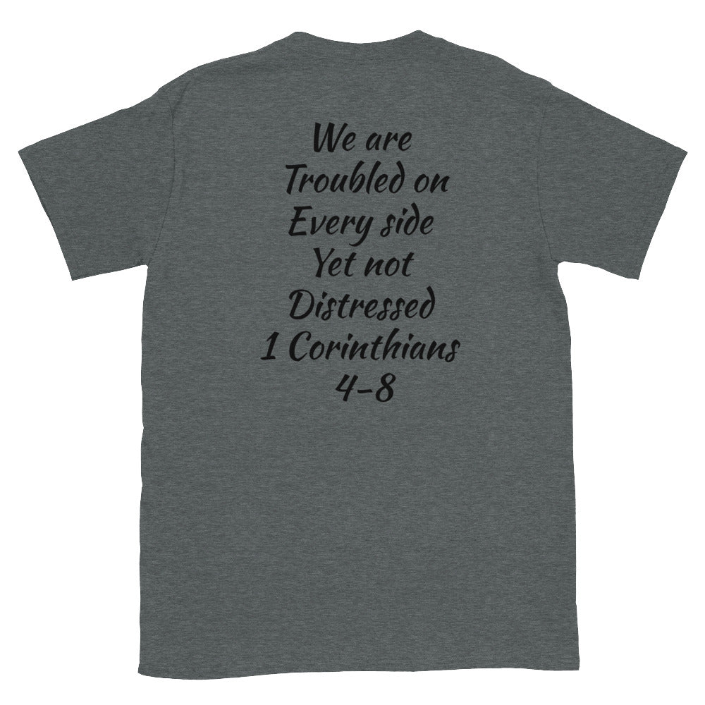 Short-Sleeve Unisex “Not Distressed” T-Shirt