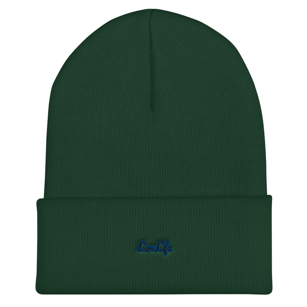 “LveLfe”Cuffed Beanie