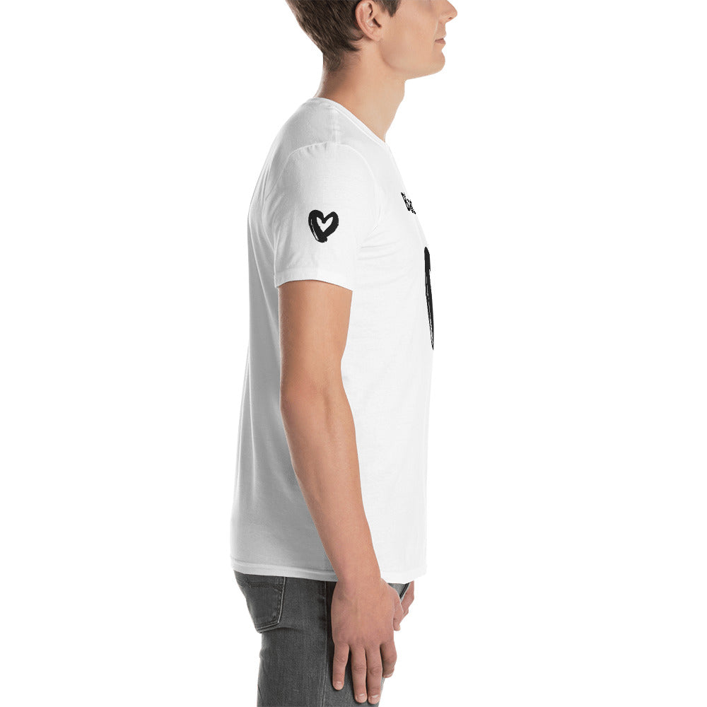 Short-Sleeve Unisex “Black Hearts”  T-Shirt