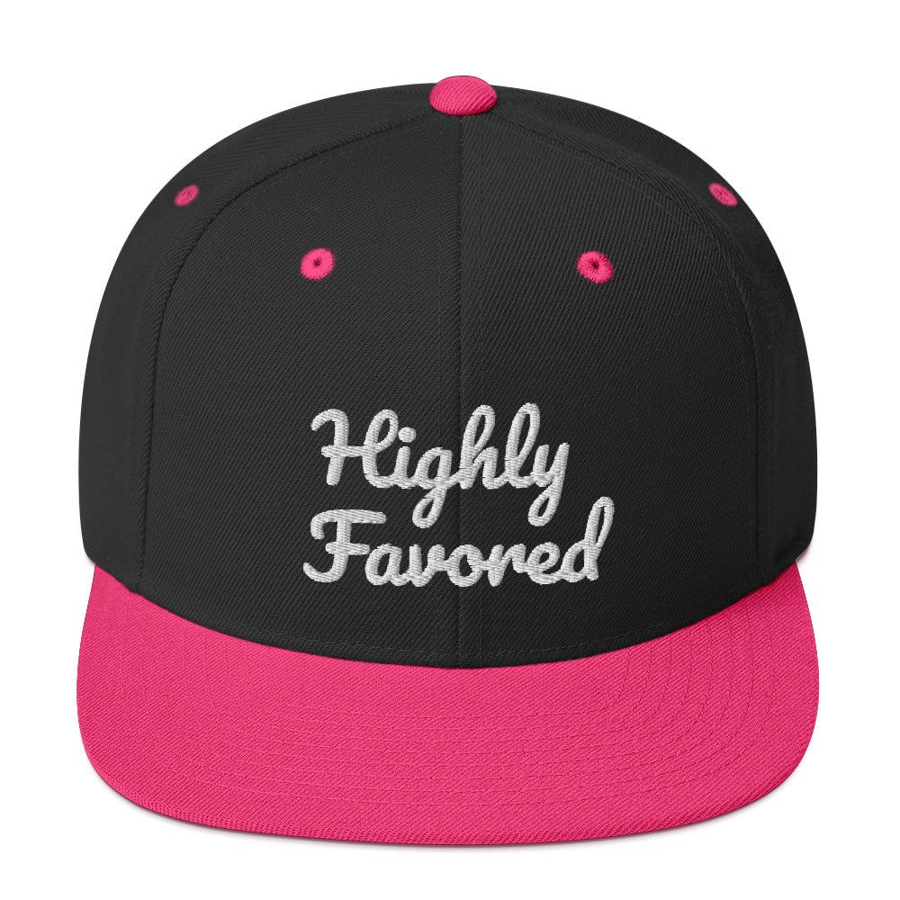 Snapback “Highly Favored” Hat