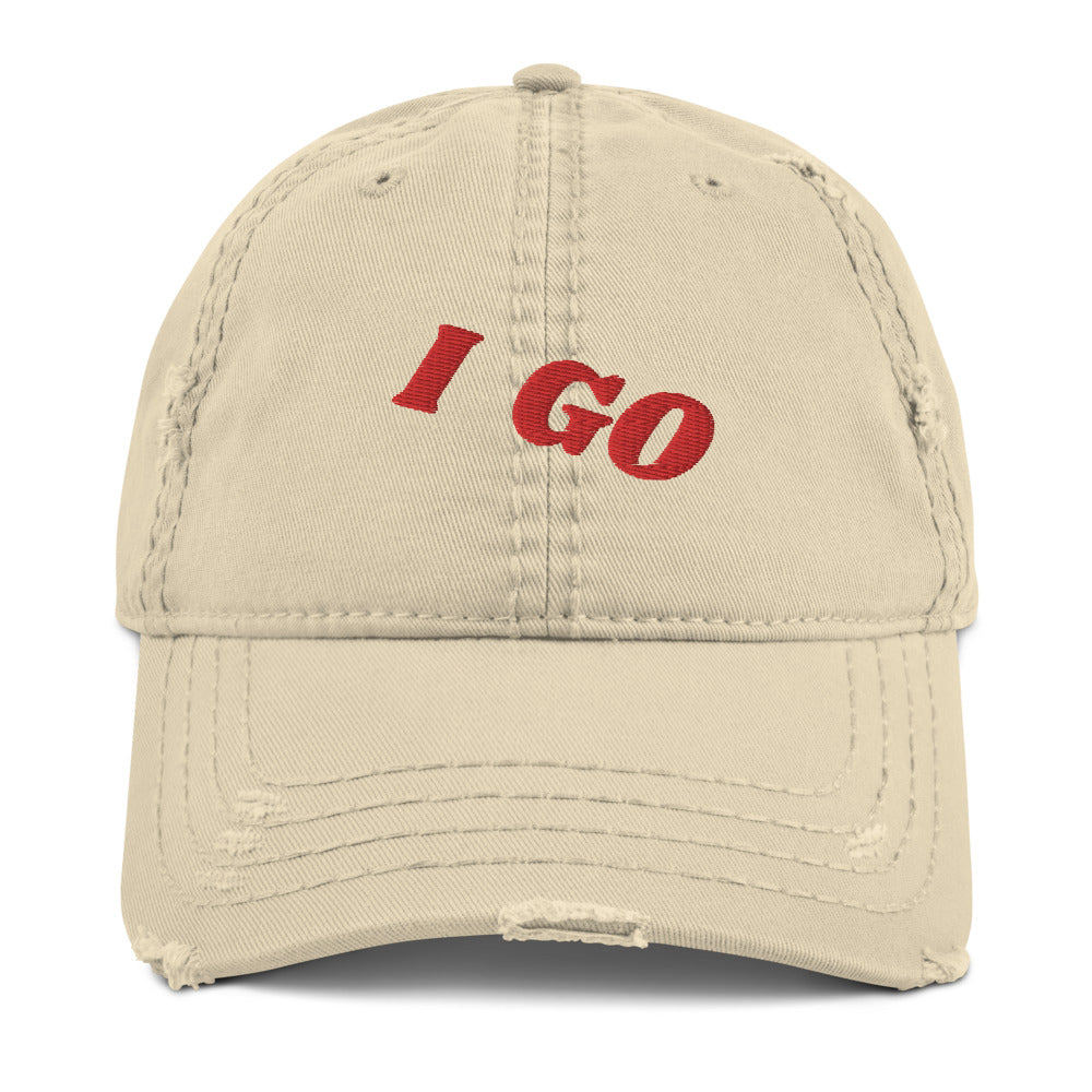Distressed"IGO" Dad Hat